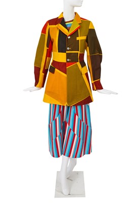 Lot 153 - A Comme des Garçons abstract ensemble, ‘Kaleidoscope’ collection, Spring-Summer 1996