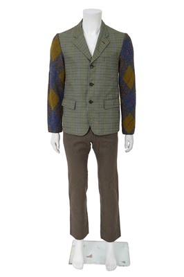Lot 246 - A Comme des Garçons men's houndstooth wool suit, Autumn-Winter 1996-97