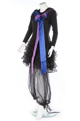 Lot 363 - A Comme des Garçons Noir black silk organza...