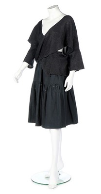 Lot 360 - An early Comme des Garçons knitted black...