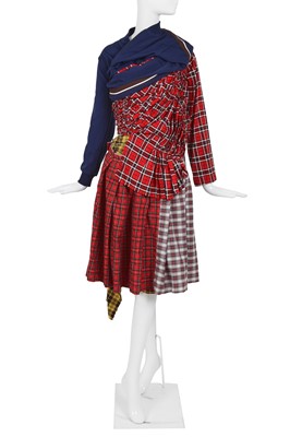 Lot 194 - A Comme des Garçons multi-tartan ensemble, ‘Lost Empire’ collection, Spring-Summer 2006