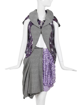 Lot 200 - A Comme des Garçons checked and sequinned ensemble, ‘Cacophony’ collection, Spring-Summer 2008