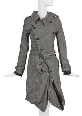 Lot 241 - A Junya Watanabe/Comme des Garçons glen plaid wool coat-dress, Autumn-Winter 2007-08