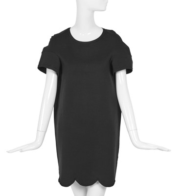 Lot 136 - A Comme des Garçons black neoprene minidress, ‘Modern Sweetness’ collection, Autumn-Winter 1990-91