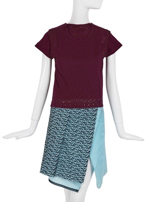 Lot 167 - A Comme des Garçons cotton ensemble, ‘New Essential’ collection, Spring-Summer 1999