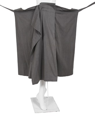 Lot 19 - A Comme des Garçons green and grey cotton ensemble, circa 1980