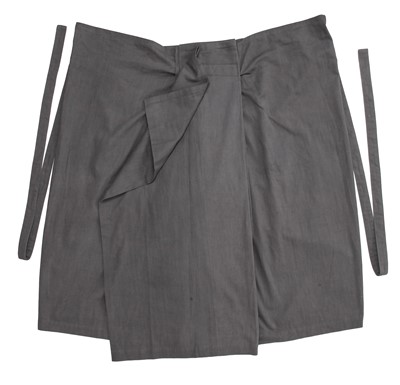 Lot 19 - A Comme des Garçons green and grey cotton ensemble, circa 1980
