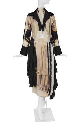 Lot 193 - A Comme des Garçons trompe l'œil ensemble, ‘Broken Bride’ collection, Autumn-Winter 2005-06