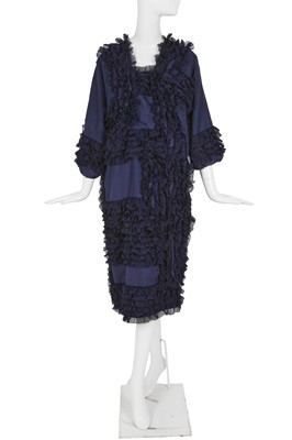 Lot 201 - A Comme des Garçons blue ruffled dress, ‘Cacophony’ collection, Spring-Summer 2008