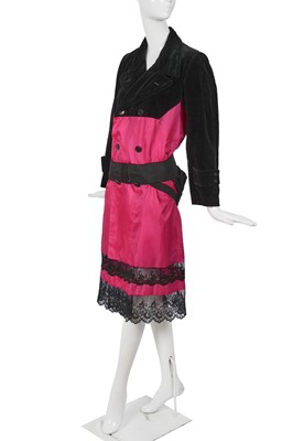 Lot 182 - A Comme des Garçons black and pink ensemble, ‘Beyond Taboo’ collection, Autumn-Winter 2001-02