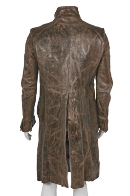 Lot 359 - A Carol Christian Poell men's garment-tanned brown leather coat, 2008