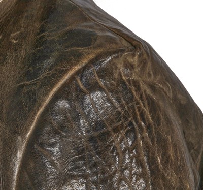 Lot 359 - A Carol Christian Poell men's garment-tanned brown leather coat, 2008