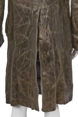 Lot 359 - A Carol Christian Poell men's garment-tanned brown leather coat, 2008