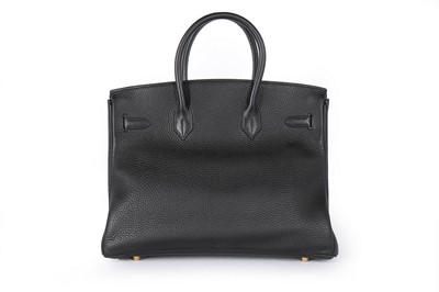 Lot 28 - An Hermès black clemence leather Birkin, 2003,...