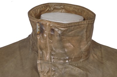 Lot 364 - A Carol Christian Poell men's garment-tanned taupe leather jacket, probably 'Self-Same' collection, 2009