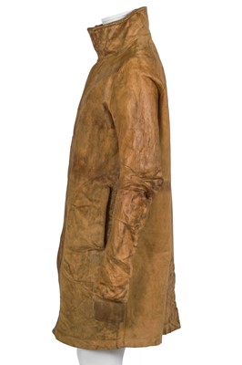 Lot 346 - A Carol Christian Poell men's tan leather coat, 'Disjointed' collection, Autumn-Winter 2007-08