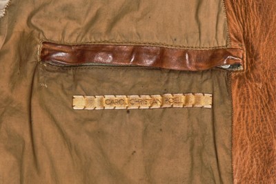 Lot 346 - A Carol Christian Poell men's tan leather coat, 'Disjointed' collection, Autumn-Winter 2007-08