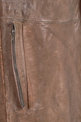 Lot 361 - A Carol Christian Poell men's buff leather coat, probably 'Self-Same' collection, 2009