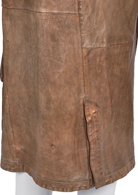 Lot 361 - A Carol Christian Poell men's buff leather coat, probably 'Self-Same' collection, 2009