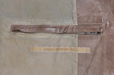 Lot 363 - A Carol Christian Poell men's garment-tanned beige kangaroo leather jacket, 'Self-Same' collection, 2009
