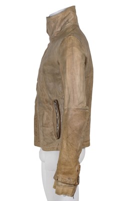 Lot 363 - A Carol Christian Poell men's garment-tanned beige kangaroo leather jacket, 'Self-Same' collection, 2009