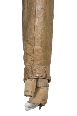 Lot 363 - A Carol Christian Poell men's garment-tanned beige kangaroo leather jacket, 'Self-Same' collection, 2009