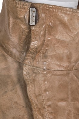 Lot 363 - A Carol Christian Poell men's garment-tanned beige kangaroo leather jacket, 'Self-Same' collection, 2009