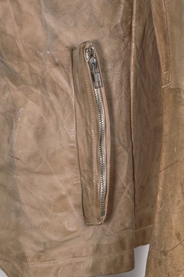 Lot 363 - A Carol Christian Poell men's garment-tanned beige kangaroo leather jacket, 'Self-Same' collection, 2009