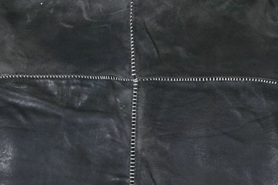Lot 353 - A Carol Christian Poell men's garment-dyed blue-grey calf leather jacket, '00 Off Scene' collection, Spring-Summer 2008