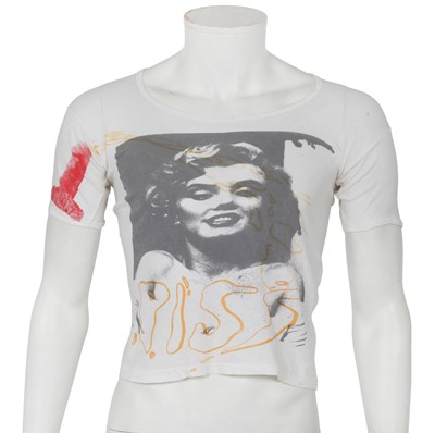Lot 533 - A Westwood/McLaren Seditionaries printed cotton jersey 'Piss Marilyn' t-shirt, 1978