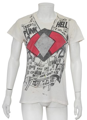Lot 538 - A Westwood/McLaren printed cotton jersey 'Anarchist Punk Gang' t-shirt, circa 1977