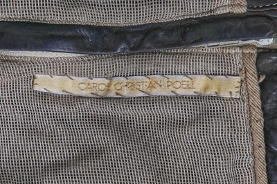 Lot 340 - A Carol Christian Poell men's garment-dyed dark brown calf leather jacket, 'Paranoid' collection, Spring-Summer 2007