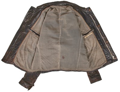 Lot 340 - A Carol Christian Poell men's garment-dyed dark brown calf leather jacket, 'Paranoid' collection, Spring-Summer 2007