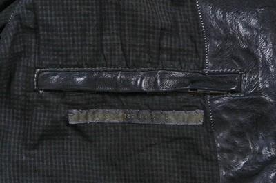 Lot 351 - A Carol Christian Poell men's garment-dyed black calf leather jacket, '00 Off Scene' collection, Spring-Summer 2008