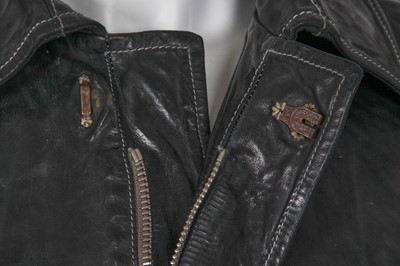 Lot 351 - A Carol Christian Poell men's garment-dyed black calf leather jacket, '00 Off Scene' collection, Spring-Summer 2008