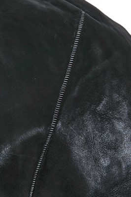 Lot 351 - A Carol Christian Poell men's garment-dyed black calf leather jacket, '00 Off Scene' collection, Spring-Summer 2008