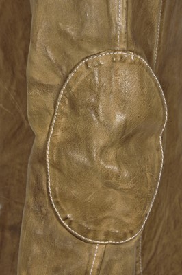 Lot 330 - A Carol Christian Poell men's garment-dyed beige leather jacket, 'Dispossessed' collection, Spring-Summer 2005