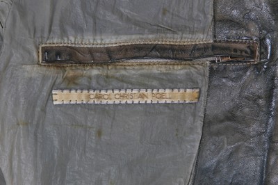 Lot 362 - A Carol Christian Poell men's garment-tanned olive green leather jacket, probably 'Self-Same' collection, 2009