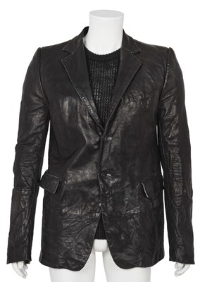 Lot 331 - A Carol Christian Poell men's black blazer and sweater ensemble, 'U-Turn' collection, Spring-Summer 2006