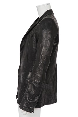 Lot 331 - A Carol Christian Poell men's black blazer and sweater ensemble, 'U-Turn' collection, Spring-Summer 2006
