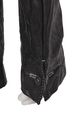 Lot 331 - A Carol Christian Poell men's black blazer and sweater ensemble, 'U-Turn' collection, Spring-Summer 2006