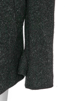 Lot 369 - A Carol Christian Poell men's dark grey wool coat, 'Self-Same' collection, 2009
