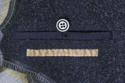 Lot 369 - A Carol Christian Poell men's dark grey wool coat, 'Self-Same' collection, 2009