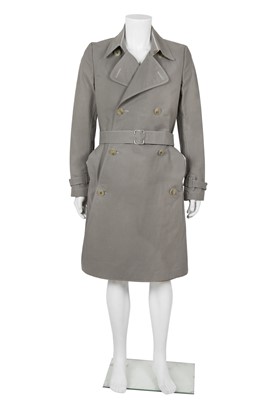 Lot 371 - A Carol Christian Poell men's grey cotton 'Self-Edge' trench coat, 'Dead End' collection, 2010