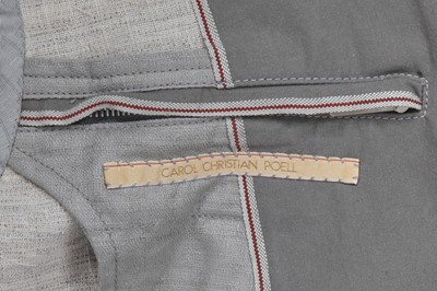 Lot 371 - A Carol Christian Poell men's grey cotton 'Self-Edge' trench coat, 'Dead End' collection, 2010