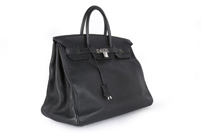 Lot 13 - An Hermès black togo leather Birkin, 2005,...