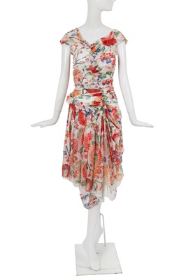 Lot 195 - A Comme des Garçons floral print dress, ‘Lost Empire’ collection, Spring-Summer 2006