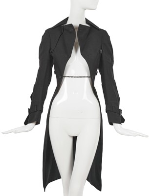 Lot 237 - A Junya Watanabe/Comme des Garçons black wool tailcoat, Spring-Summer 2006