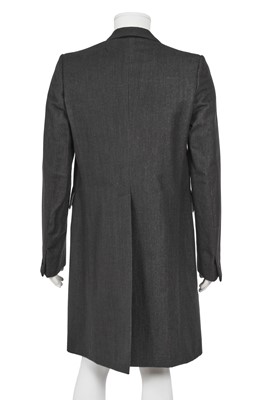 Lot 335 - A Carol Christian Poell men's charcoal wool-blend coat, 'B-Sides' collection, Autumn-Winter 2006-07