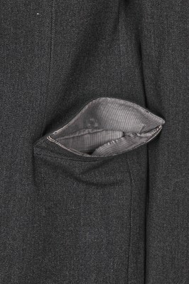 Lot 367 - A Carol Christian Poell men's charcoal wool-blend 'Self-Edge' coat, 'Self-Same' collection, 2009